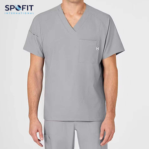 Conjunto de Uniformes Médicos de Alta Calidad para Hombre, Uniformes Médicos Modernos, Trajes de Enfermería de Punto, Uniformes Médicos Personalizados en Color - Product Image 3