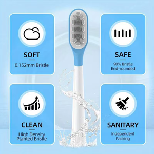 Custom-Fit Electric <b>Toothbrush</b> <b>Head</b> with Tailored Profile Personalized Replacement <b>Heads</b> for Household Use (Nylon) - Product Image 5