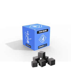 ขายส่งมอระกู่พรีเมี่ยมถ่าน Shisha มะพร้าวกะลามะพร้าวธรรมชาติอัดก้อนถ่านปรับแต่งแบรนด์ของคุณเอง - Product Image 1