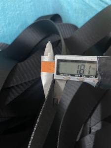 Cinta de poliéster tejida súper resistente en Vietnam, 5cm, 3.8cm, 2.8cm - Color negro, precio al por mayor, fabricante Sanboo Vietnam - Product Image 5