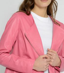 <b>Women's</b> <b>Top</b> Trending Sheep Skin Stylish Short Jackets Vintage Lightweight Winter <b>Warm</b> Breathable Zipper Slim Fit for Autumn - Product Image 4