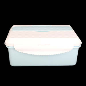 <b>Lunch</b> <b>Box</b> With Spoon - Blue - Product Image 1
