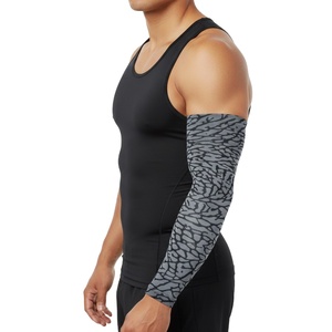 Manchons de compression cyclistes imprimés numériquement sur mesure pour hommes et femmes – Protection en polyester personnalisable avec logo pour le sport - Product Image 1