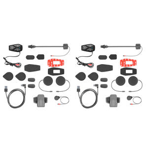 Sistema de Comunicación Intercomunicador para Motocicletas de Alto Rendimiento CELLULARLINE U-COM 3, Paquete Doble - Product Image 4