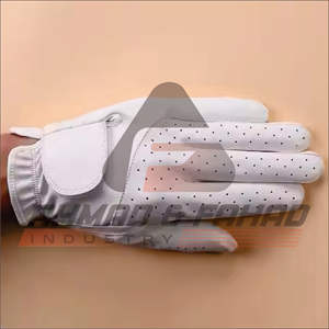 Gant de golf Cabretta cuir peau de mouton OEM personnalisé blanc équipement de golf à la mode personnalisable hommes femmes - Product Image 2