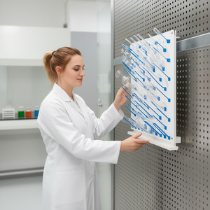 "Lab <b>Drying</b> Equipment Wallmount Draining <b>Rack</b>-High Quality Durable Design by Burkle GmbH" - Product Image 3