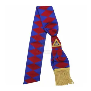 Pakistan Suppliers Print Hand Embroidered Masonic Sashes Wholesale Masonic Sashes For Sale