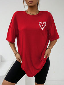 T-shirt court unisexe mignon à manches courtes et col rond, respirant, pour le sport, le yoga et le fitness 2026 - Product Image 4