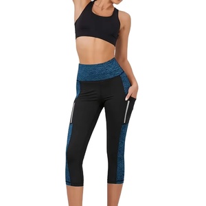 Leggings Capri de Yoga pour Femme, Vêtements d'Été, Tissu Doux et Très Respirant à Élasticité Quadridirectionnelle, Taille Adulte, OEM – Meilleur Fournisseur en Gros - Product Image 4