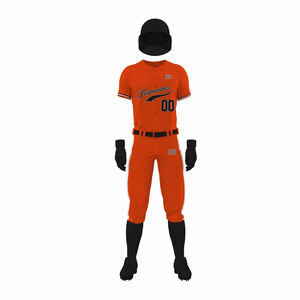 Uniforme de béisbol liso con logotipo personalizado, tamaño personalizado de alta calidad y uniformes de béisbol para hombres - Product Image 2