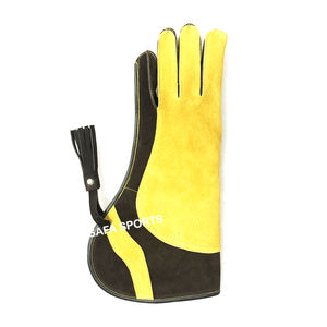 Guante de ante de alta calidad para caza al aire libre, doble capa, 33cm de largo - Product Image 3