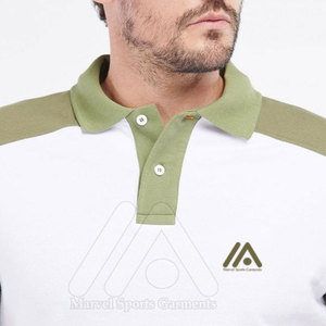 Personnalisé pour hommes pour Polo T-Shirt Solid Pattern Canvas Material Meilleure qualité Conçu par vous! Nouveau style! - Product Image 4