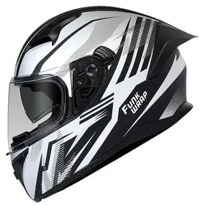 Dubbele Lens Abs Full Face Motorhelm Motorcross Motorhelmen Motoraccessoires Full Face Helm
