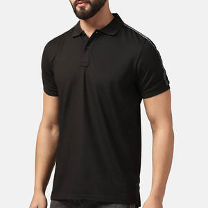 2025 logotipo bordado personalizado diseño de fábrica adecuado hombres Polo Camiseta cuello alto botón frontal estilo impreso Polo camiseta - Product Image 3