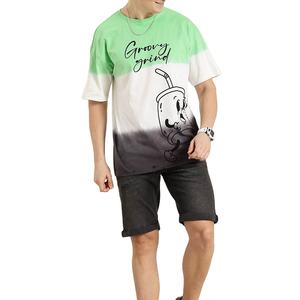 T-shirt graphique Boxy surdimensionné pour hommes 100% coton imprimé col rond avec conception ample pour chien dans le monde entier - Product Image 4