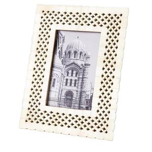 Marco de fotos con incrustaciones de hueso de estilo minimalista, producto de incrustaciones de hueso de la mejor calidad, decoración del hogar y artículos de vajilla, marco de fotos con incrustaciones de hueso - Product Image 1