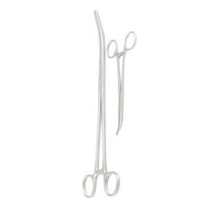 Pinzas hemostáticas curvas de alta calidad, 2 uds., pinzas médicas de acero alemán, abrazaderas de bloqueo quirúrgicas, Manual OEM, precio barato - Product Image 6