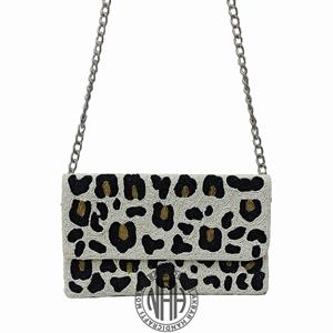 Bolso de mano de moda con cuentas hecho a mano y correa de cadena, monedero único, exportación al por mayor, pedidos a granel personalizados - Product Image 3