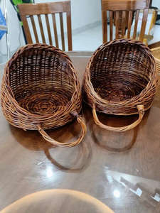 Boho Decorative <b>Rattan</b> <b>Hanging</b> <b>Basket</b> Kitchen Item or Making Flower <b>Hanging</b> Pot Used for Home Decor Made by VgreenArt in Vietnam - Product Image 1