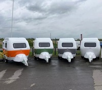 Remorque de camping en forme de larme de haute qualité, bon marché, aux normes américaines et japonaises, à essieu simple, à vendre