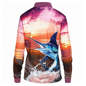 Camiseta de Pesca Personalizada al por Mayor, Jersey de Alto Rendimiento, Protección, Secado Rápido, Manga Larga, Múltiples Colores - Product Image 4