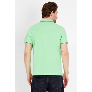 Polo de piqué popular para hombre, manga corta, informal, para golf, cuello clásico, tejido de punto suave, personalizable, talla para hombre, camiseta polo. - Product Image 4