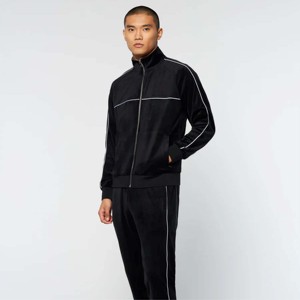 Breathable Track <b>Jacket</b> and Pants Set - Lightweight, Durable, and Perfect for Gym, <b>Running</b>, and Casual Wear - Product Image 1