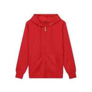 Venta caliente Unisex Pullover Sudaderas Multicolor Cremallera completa Sudaderas con capucha con forro polar Logotipos personalizables - Product Image 1