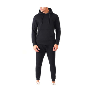 Conjunto de sudadera con capucha y logotipo personalizado unisex, chándal de 100% algodón y poliéster para hombre, característica a prueba de viento para correr y Sudadera con capucha de invierno - Product Image 4
