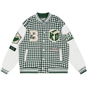 แจ็กเก็ตเบสบอลแขนยาวหนังแจ็คเก็ตกันลมสำหรับผู้ชายกันน้ำ - Product Image 6