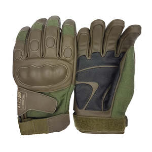 Guantes Tácticos Todoterreno 786Q.Com-SB02547 con Protección en los Nudillos, Forro de Cuero Vacuno y Respaldo de Kevlar y Aramida - Product Image 1