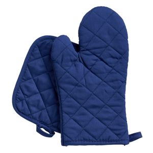 Gant de four de bonne qualité à motif uni de couleur bleu vif au prix le plus bas Fabricant en Inde - Product Image 6