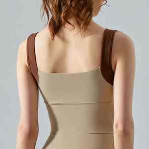 2025 gros soutien-gorge de sport personnalisé de haute qualité pour dames Fitness femmes Gym course respirant soutien-gorge de sport avec Logo avant - Product Image 3