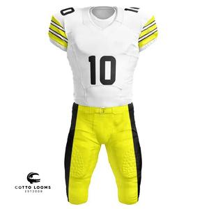 Fournisseur en gros de maillot de football américain OEM léger et respirant et de tissu à mailles uniforme de conception professionnelle - Product Image 6