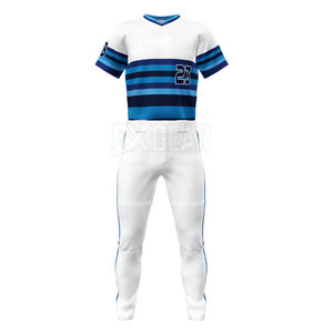 Uniforme de baseball pour hommes avec coutures durables en polyester 100% et ajustement confortable pour les longues séances de sport - Product Image 1