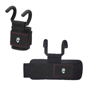 Crochets d'haltérophilie en néoprène unisexe de haute qualité, équipement d'entraînement de fitness confortable avec logo personnalisable - Product Image 6