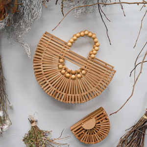 Diseñador de lujo de bambú señoras bolsa de moda elegante mujer bolsos de mano OEM ODM compatible - Product Image 5