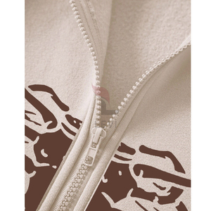 Wholesale High Quality Puff Printing Embroidered Men Hoodies Breathable Cotton <b>Blended</b> Autumn Custom Logo Long Sleeve Soft - Product Image 5