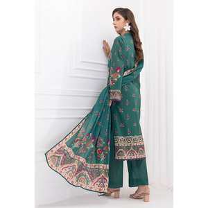 Traje de 3 Piezas sin Coser con Estampado CLP-52042 para Uso Diario con Decoración Bordada - Product Image 5