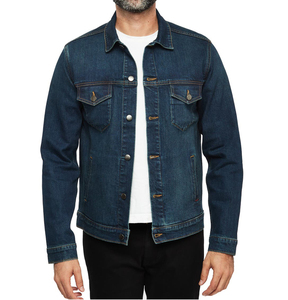 Chaqueta Vaquera Casual Vintage con Parches para Hombre, Ecológica, Transpirable, Oscura, de Alta Calidad y Cómoda, Nueva en Oferta - Product Image 4