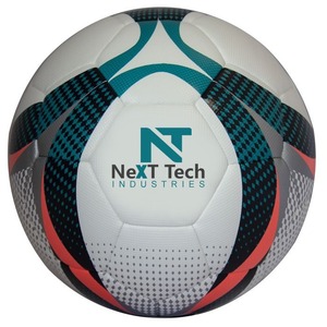 Next Tech Nouveau style Technologie hybride de football Ballon de match professionnel Matériau de texture en TPU Conception personnalisée et logo personnalisé - Product Image 1