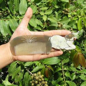 หวีผมเขาควายสำหรับนวดร้านเสริมสวยแบบกำหนดเองได้ประโยชน์มากมายสำหรับร่างกายผู้หญิงผู้จำหน่ายในเวียดนาม - Product Image 6