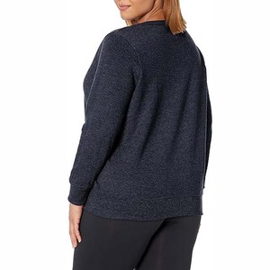 Venta al por mayor Vintage Heavyweight Fleece cuello redondo sudaderas de invierno de las mujeres de talla grande transpirable sudaderas de gran tamaño para la venta - Product Image 2