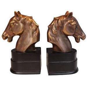 ชุดที่คั่นหนังสือสับปะรดสีทองสุดหรู2ชิ้นสำหรับโฮมออฟฟิศและการตกแต่งชั้นวางหนังสือที่มีสไตล์ทำด้วยมือจากอินเดีย - Product Image 1