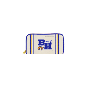 A handcrafted beaded <b>wallet</b> featuring a compact <b>zip</b> design customizable for gameday and styled with our latest designs baseball - Product Image 6