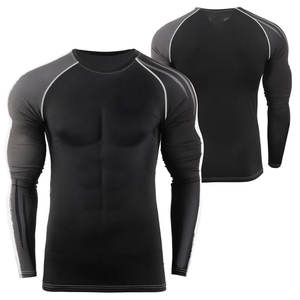 OEM Custom Men's Long Sleeve MMA Surf Rash Guard Gym <b>Clothing</b> UPF 50 Sublimation Printed Breathable Eco-Friendly Fitness <b>Swim</b> - Product Image 1