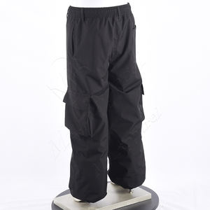 Baggy Ski Pantalon de neige personnalisé en gros pour hommes Pantalon de ski de snowboard d'hiver imperméable et respirant avec poches zippées Pantalon - Product Image 2