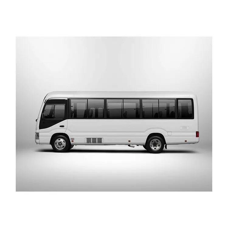 Ônibus de montanha-russa Toyota da marca japonesa com motor diesel novo usado, ônibus usado de 17 assentos a 35 assentos, ônibus público para pessoas