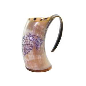 Tasse à boire Viking africaine de qualité supérieure avec base en bois polonais Idéal pour la maison Bar Hôtel Utilisation Boissons promotionnelles de haute qualité - Product Image 5