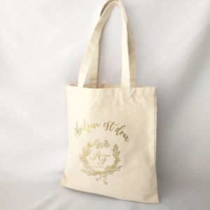 กระเป๋าผ้าแคนวาสสำหรับใช้งานหนักผ้าฝ้ายธรรมชาติพร้อมสายรัดสำหรับช้อปปิ้ง - Product Image 5